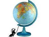 Глобус Земли д-р 250 физический с подсветкой