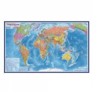 Мир Политический 1:28М 118х80 (с ламинацией)