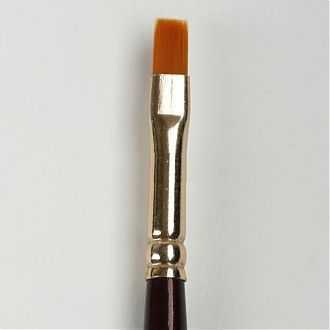 Кисть Синтетика №1 плоск Декола