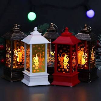 Подсвечник новогодний Узор на стекле, 15х5,4 см