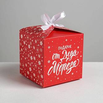 Складная коробка «С Новым годом», 12 ? 12 ? 12 см