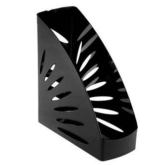 Лоток вертикальный ТРОПИК 110мм, черный