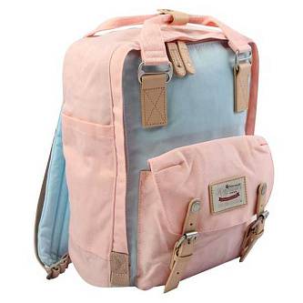Рюкзак ткань 1 отд. 25x35x12см HIMAWARI, розовый/голубой