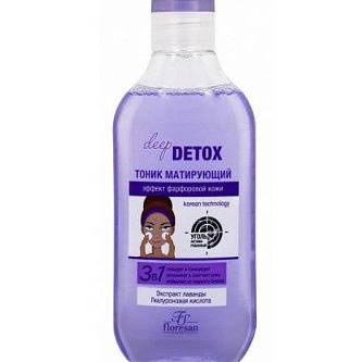 Тоник д/лица "DEEP DETOX" матир. 300мл