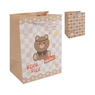 Сумка подарочная " Bear " 19,5*14,5*8,5см