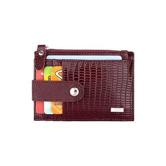 Кредитница ESSE КРИС CHERRY кожа варан бордо