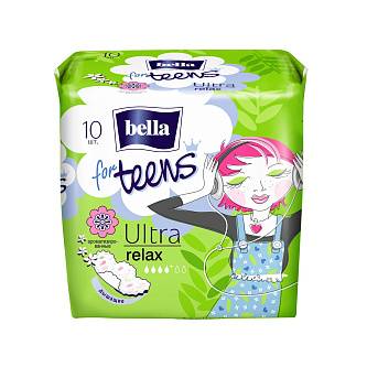 Прокладки гигиен Bellа For teens Ultra Relax Deo 10шт