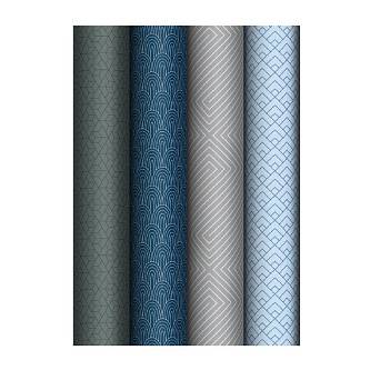 Бумага упаковочная "Strict" 70*100см в рулоне