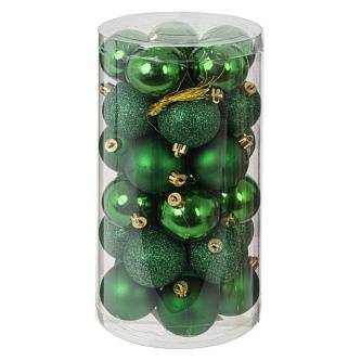 Набор шаров 30шт D 5 см, ярко-зел H26 см