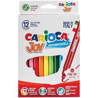 Фломастеры "CARIOCA" 12 цв карт