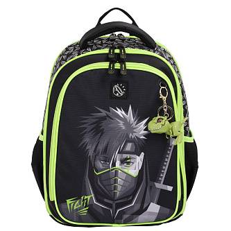 Ранец эргоном.спинка 2 отд. 27*38*16 Самурай