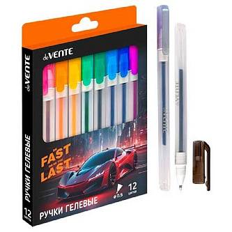 Набор ручек гелевых "deVENTE. Fast or Last" 12 цветов, 0,5 мм