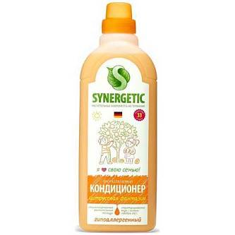 Кондиционер для белья  Synergetic 1 л Цитрусовая Фантазия