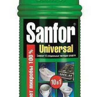Средство универсальное  "SANFOR" 750 мл лимон