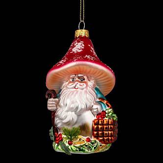 Украшение ErichKrause Decor Лесной гном 13см, стекло