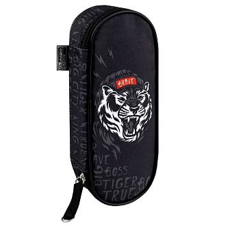 Пенал "Дерзкий тигр" на молнии" 20.5*7.5*4см