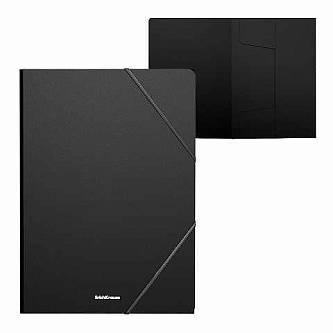 Папка на резинках ЕК Классика, А4, черный