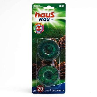Чистящее средство для унитаза Haus Frau табл., хвоя 50г