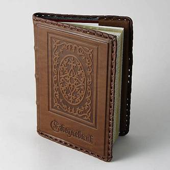 Ежедневник кожа Кельтский орнамент золотой срез