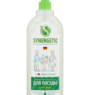 Средство для посуды "Synergetic" Алоэ 1л с доз