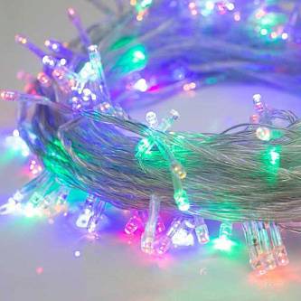 Гирлянда эл. LED-200-220V, 20м, силикон, 8 р, мульти