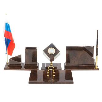 Набор наст. камень Оптимал обсидиан корич.