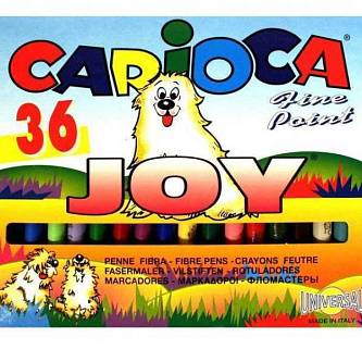Фломастеры "CARIOCA"   30цв+6цв 36 ШТ карт