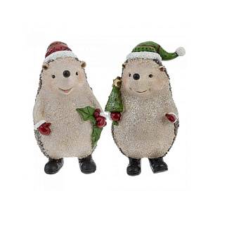 Фигурка декоративная "Ежик", L10,5 W10 H18 см, 2в.