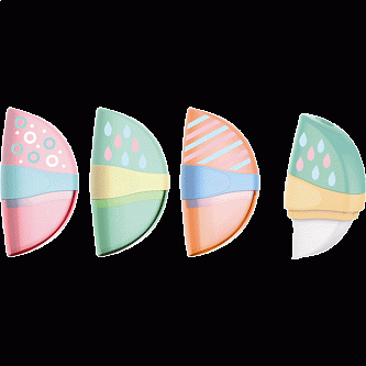 Точилка и ластик 2 в 1 "deVENTE. Pastel" 1 отв.