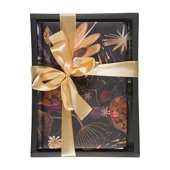 Набор подарочный А5+  "Ночные цветы" +ручка