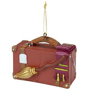 Украшение елочное Волшебный чемоданчик, 6*3.5*7см полирез