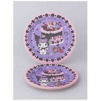 Набор бумажных тарелок "Любимая вишенка", 6 шт d=180 мм