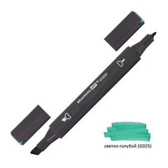 Маркер д/скетч двусторонний 1мм-6мм BRAUBERG светло-голуб (G025)