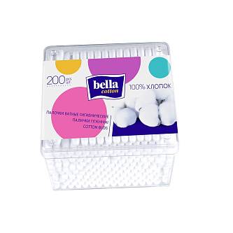 Ватные палочки "Bella" 200шт пласт