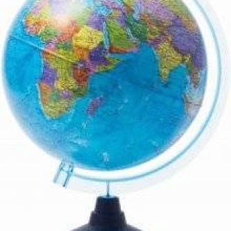 Глобус Земли д-р 250 политический рельефный