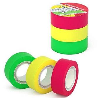 Клейкая лента Для маркировки 18мм*20м, 1 шт, ассорти