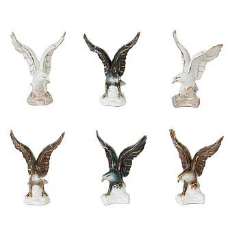 Фигурка декоративная "Орел" д10 ш9 в12,5см, 6в.