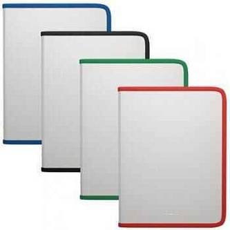 Папка д/тетр А5 молн пластик прозр Diagonal clear EK