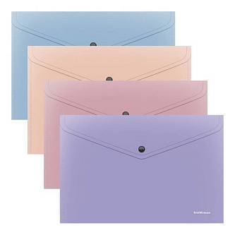 Папка на кнопке EK Soft Manga, A4, ассорти