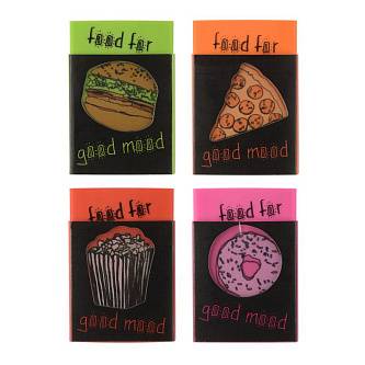 Ластик "HappyGraphix. Fastfood", микс