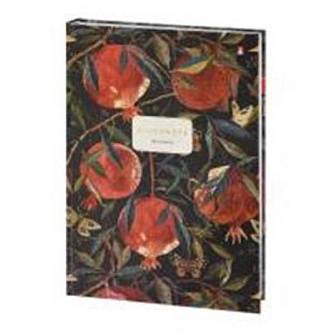 Блокнот А4 160л кл "Флора. Гранат" тв.обл