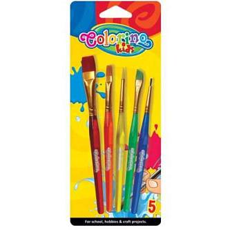 Набор кистей Colorino 5шт разноцв