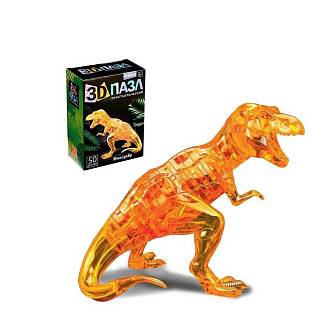 Пластиковый пазл 3D «Динозавр», 50 деталей