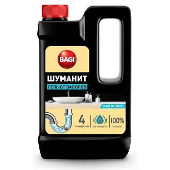 Гель от засоров Bagi ШУМАНИТ, 450 мл