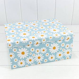 Коробка подарочная "Ромашки" 18,8*12,7*7,5 см 10-2