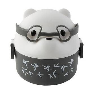 Ланчбокс Panda 15,6х15,1см черный