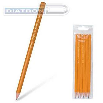 Карандаш чернографитный "Koh-I-Noor" 2B-2H, 6 шт/наб.