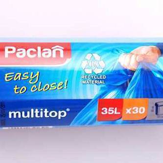 Пакеты для мусора 35л 30шт Мультитоп 15 мкм