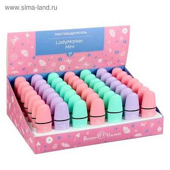 Текстовыделитель "LadyMarker Mini" 1шт, ассорти