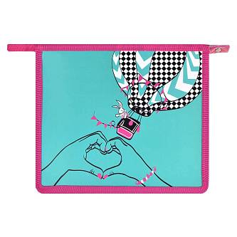 Папка д/тетр А5 пластик молния Мечтай Феникс